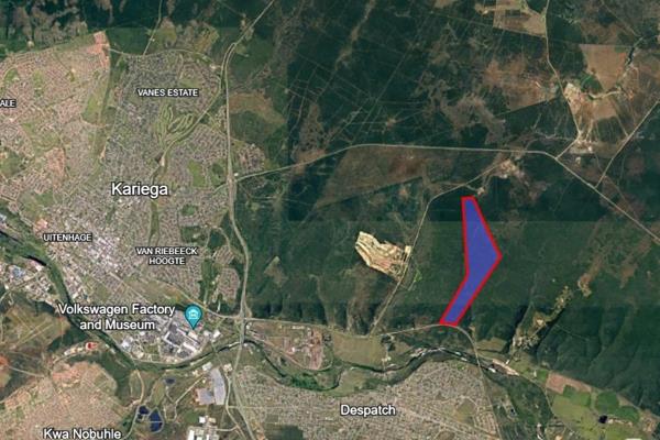 Florida - Portion 7  (Click for Aerial Footage)
On the outskirts of the Uitenhage / Despatch area.  125.2862 ha.
A portion of vacant ...