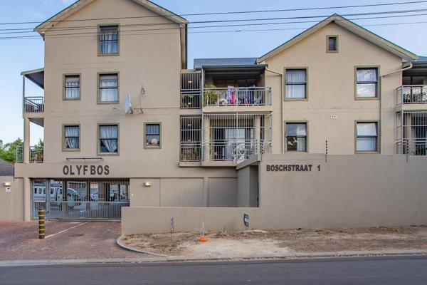 Nice and spacious bachelor apartment in secure Olyfbos complex in Paarl North for sale.  This lovely and very well kept apartment is ...