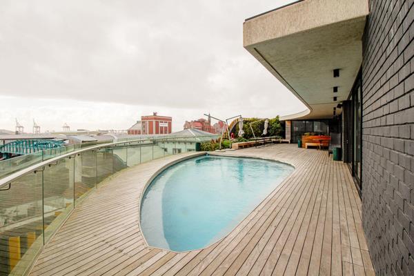 Discover modern urban living in this exquisite studio apartment in Woodstock, Cape Town ...