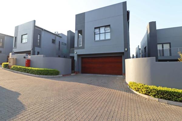 Welcome to this exquisite four-bedroom, four-and-a-half-bathroom residence nestled within a serene cluster in Bryanston. This ...