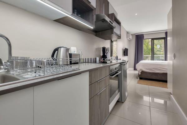 In Rosebank, you can secure a contemporary studio to stay over for those Jo&#39;burg ...