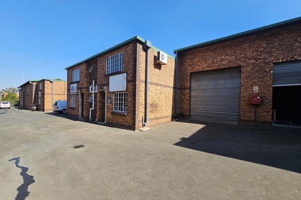 This neat 256m2 Warehouse is available To Let in a safe and secure industrial park in ...