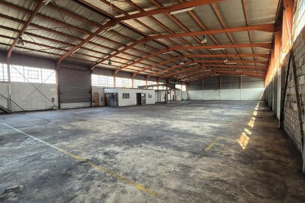 This spacious indsutrial warehouse available in alrode with minimal office space perfect ...