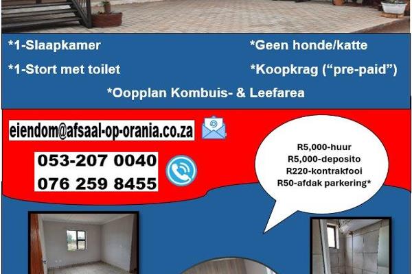 1-Slaapkamer Woonstel te huur
Pre-paid
Geen honde/katte