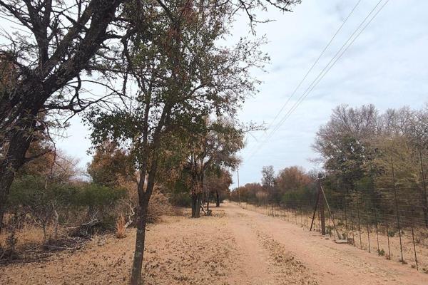 This 34,2612ha vacant land is situated in the heart of the bushveld.

It is about 55km from Bela Bela and approximately an hour and a ...