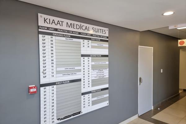 50m&#178; Community Space for Medical Specialist &amp; Practitioners Available For Sale at Kiaat Medical Suites Nelspruit

Perfectly ...