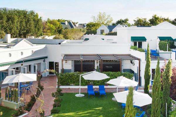 Hotel * Restaurant * Spa
Upmarket Hotel, Restaurant and Spa located on a private garden estate in Stellenbosch. Offers premier ...