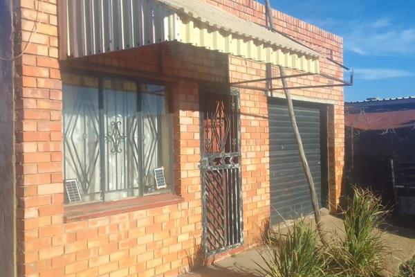 RDP house with 1 bedroom, kitchen, dining, a double stand yard.