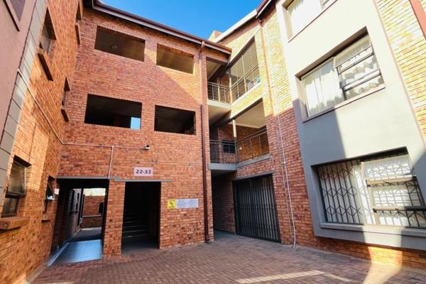 You are welcomed by a beautiful kitchen fitted with kitchen unit, hub and oven 

Living area with sliding door to balcony with built-in ...