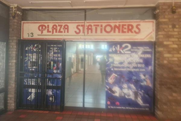 42sqm shop to let in laudium plaza