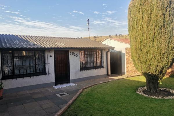 Location, Location, Location!
Look no further the perfect home for your family Diepkloof Zone 4

A house, a home, a space for the ...