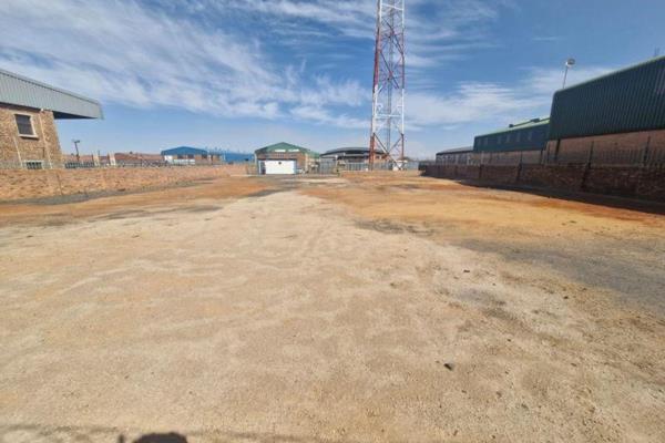 Introducing a one of a kind property in Klipfontein, Witbank.

Are you in need of a vast and secure industrial yard in Klipfontein ...