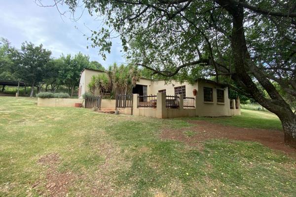 Includes large studio/office, open dining room, lounge with fireplace, country style kitchen, alarm with cameras and monitor, borehole ...