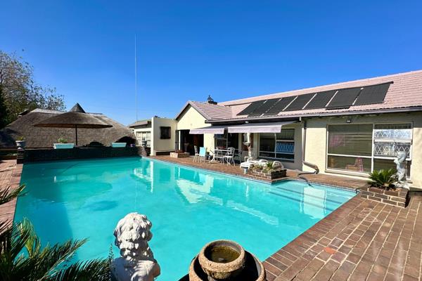 Large family home with a lapa for all your entertainment and a sparkling swimming ...