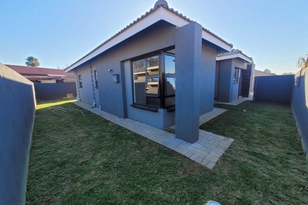 Modern Pet Friendly, 3 Bedroom, 2 Bathroom home with a built-in Braai area and 2 Remote control Garages to Rent in secure ...