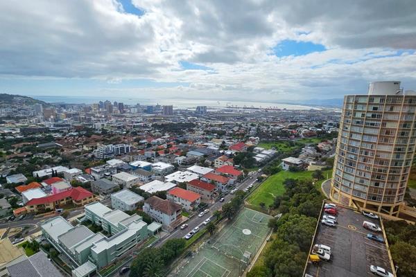 Perched high in a sought-after Vredehoek complex at the base of Table Mountain, this stunning two bedroom apartment offers the best of ...