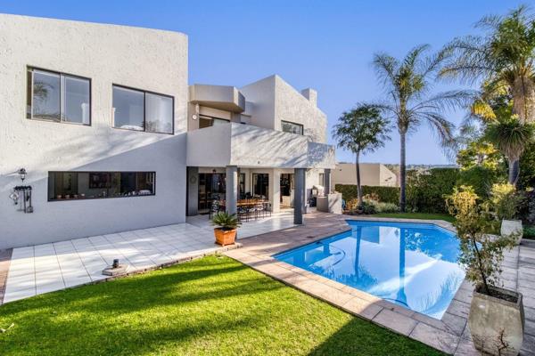 Welcome to a stunning family home in the tranquil Phase 2 of Fourways Gardens Lifestyle Estate. This elegant property offers five ...