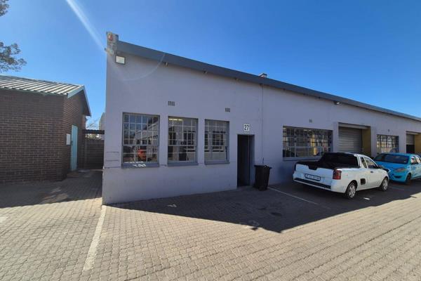 Neat mini factory available for immediate occupation in the heart of Wadeville. Nestled ...