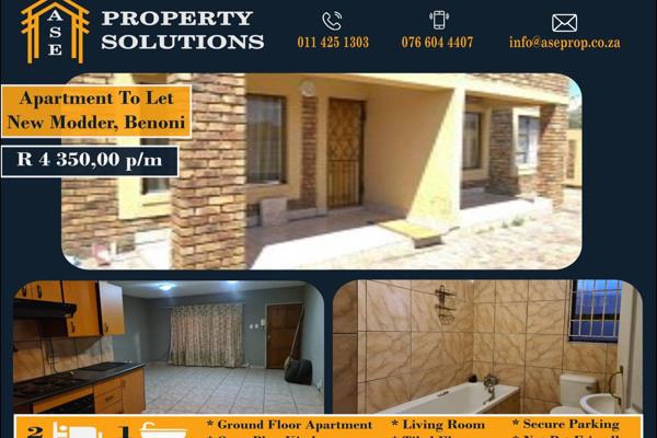 This 2 Bedroom Ground Floor Apartment is situated within a secure complex in New Modder, Benoni.
It offers:

2 Bedroom with Built in ...