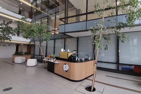 19 Biermann Avenue, better known as Rosebank Towers, is a stunning office building that ...