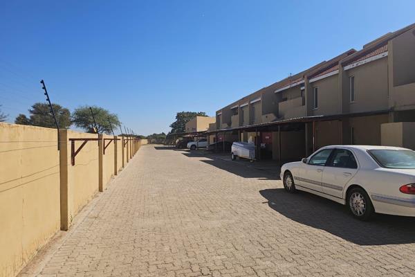 A lock up and go for sale in unit 3 mmabatho.
This beautiful 2 bedroom flat in well secured complex offers 
A ground floor flat with  ...