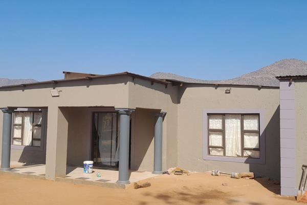 This will become someone&#39;s dream house.  Spacious 4 bedroom house in Sekgakgapeng. 
This house offers you open plan lounge, dining ...