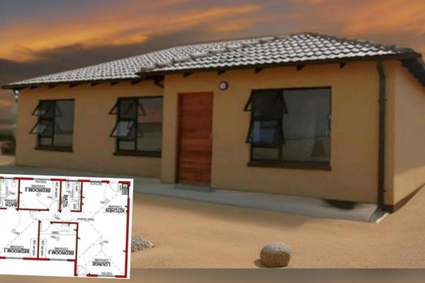 Nestled on the scenic hillside of Lenasia South, this newly built three-bedroom home ...