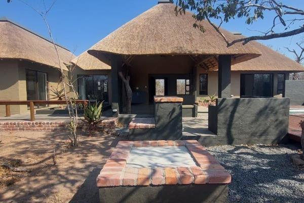 This brand-new, unfurnished three bedroom, two bathroom house in the prestigious Moditlo Wildlife Estate offers an unparalleled living ...