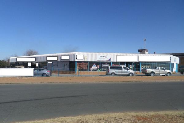 Location – location!  Commercial Property with rental Income.

In the center of Vanderbijlpark next to major roads and intersection – ...