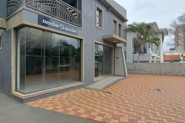 102 SQM ground floor tiles premises with glass frontage overlooking Peter Mokaba (Ridge) Road. The property allows for 4 vehicles to ...