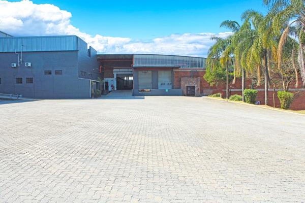 The subject property measures 6854 sq M under roof. It is located in a large industrial park and is fully fenced with two guarded ...