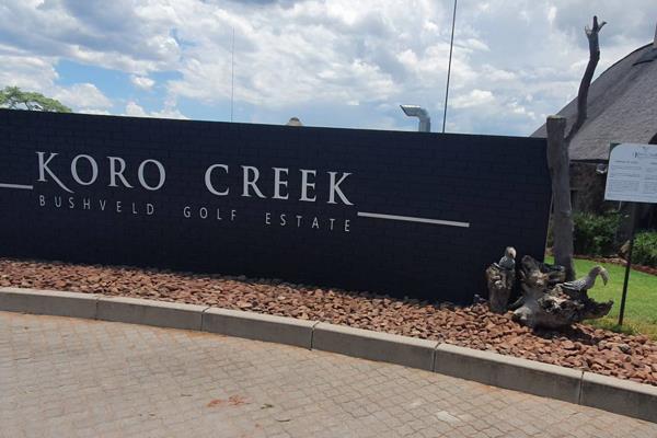 14 857M&#178; STAND AVAILABLE AT KORO CREEK BUSHVELD ESTATE
APPROVED FOR RES 3 - 30 UNITS PER HA = 42 UNITS CAN BE BUILD
Koro Creek ...