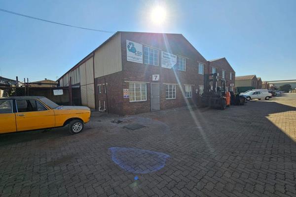 This 216m2 Factory is available To Let in a safe and secure park in the popular ...