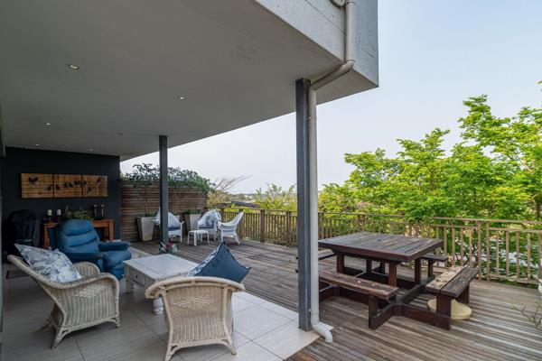 SOLE MANDATE: Offering serene panoramic views, both from the spacious outdoor deck and ...