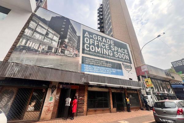 Located on the bustling main road of 25 Melle Street in Braamfontein, this approximately ...