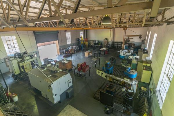 Seize the opportunity to own this impressive workshop situated in a heavy industrial ...