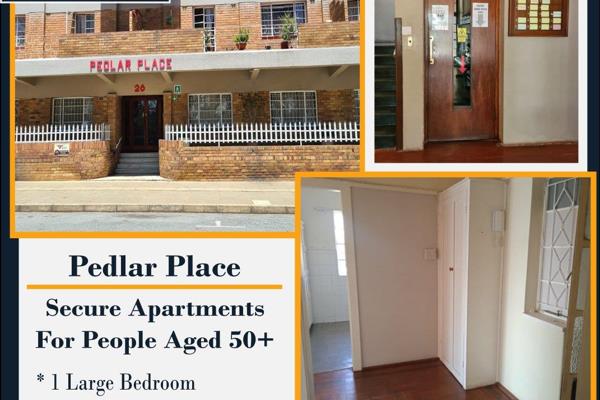 Secure 1 Bedroom Apartments for people aged 50+, located in Boksburg CBD.
It offers the following:

1 Large Bedroom
1 ...