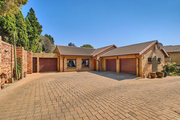 Situated in Linden, Johannesburg, this low-maintenance face-brick home and its neighbouring property (a smaller home with a spacious ...