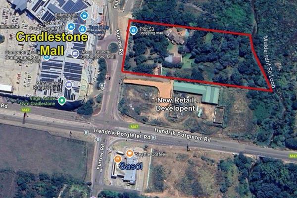 This land has a prime location opposite the regional shopping centre Cradlestone Mall. ...