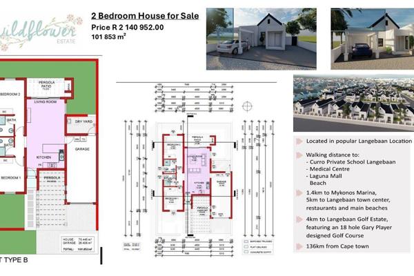 Plot and Plan - Plan B

This New Development in Langebaan only have 7 plots left. 

The properties will offer the following:

The Type ...