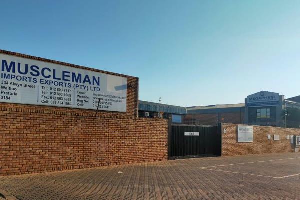 This industrial property is located at 334 Alwyn Street, Waltloo, Pretoria. A main ...