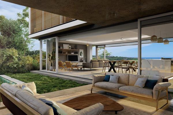 Perched high up. in the estate - boasting elevated views over the Zululami Estate in Sheffield Beach.

Built on three levels, this ...