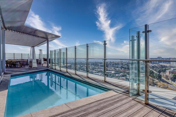 Discover an exquisite 3-bedroom Furnished penthouse in the heart of Sandton, offering ...