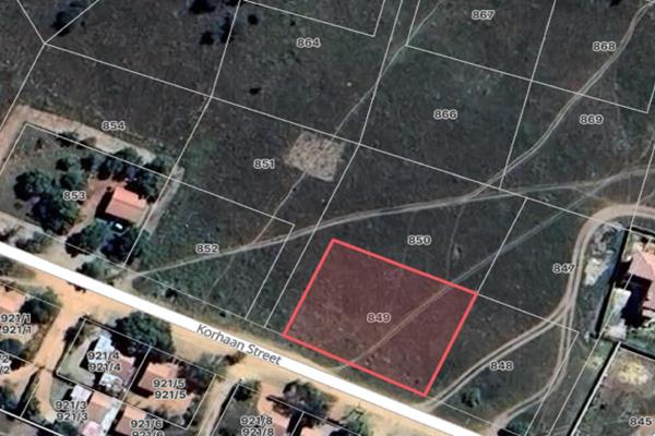 Exclusive Sole Mandate 

This is a undeveloped vacant land with no electricity or water on the land.

The land is 1047m2 and situated ...