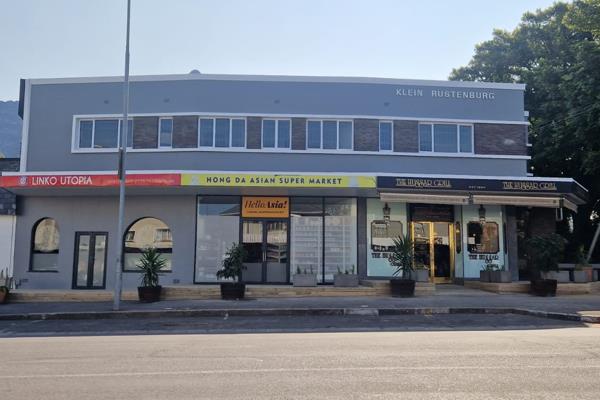 Prime central location on a busy corner alongside Rondebosch Main Road.
Excellent ...