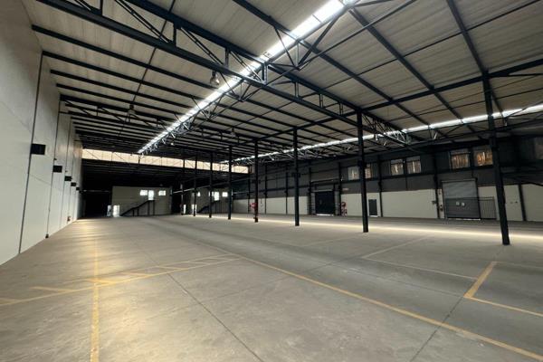 This 2020 sqm warehouse in Elandsfontein is ideal for storage, manufacturing, or ...