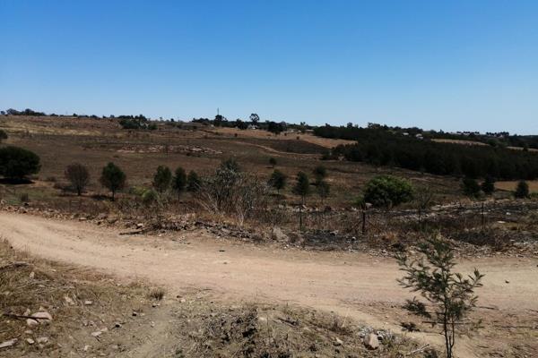 Large 9 ha plot in a fast developing area of Pretoria East. The shrubs and grasses cover ...