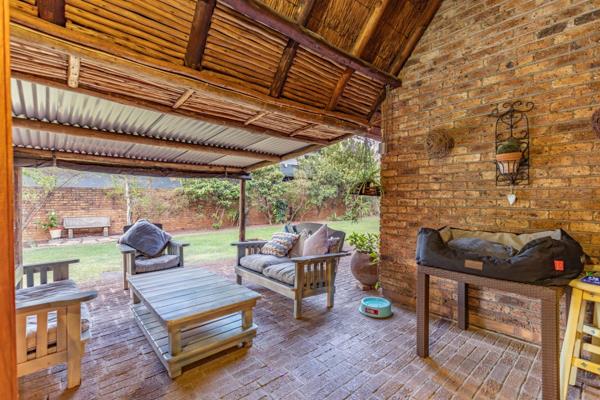 Located in the prestigious and secure Waterkloof area, this 65-year-old heritage thatch roof home exudes timeless charm and character. ...