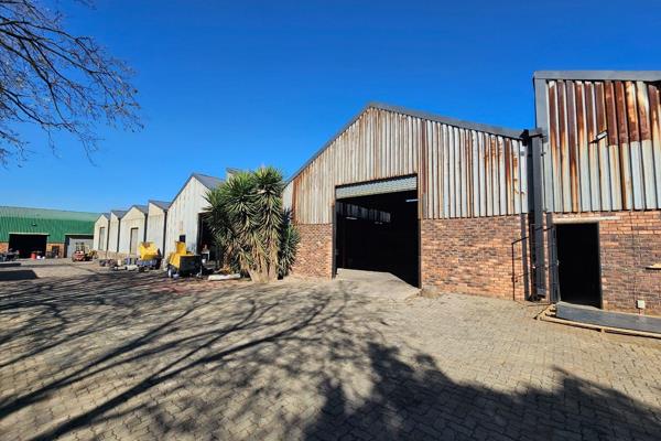 This neat 350m2 factory is available immediately for lease in a secure industrial park ...