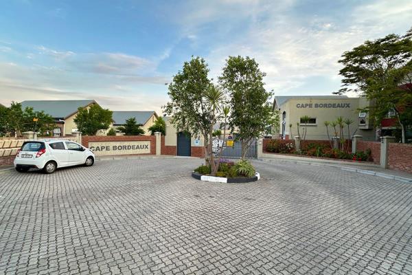 Located within the ever-popular Cape Bordeaux Security Complex, this comfortable gem ...